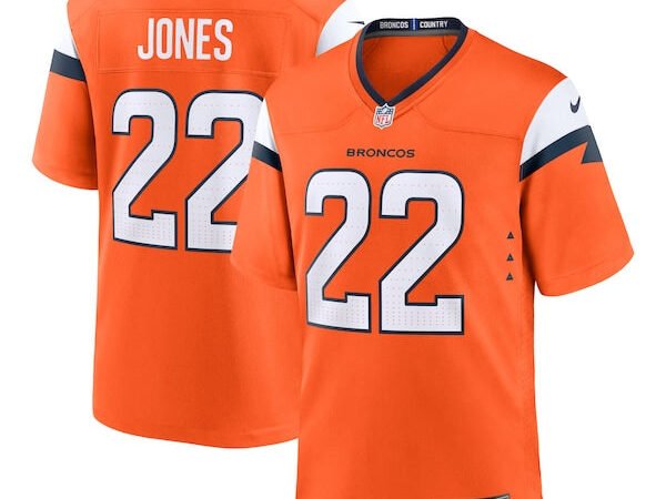 Brandon Jones Denver Broncos Nike Team Game Jersey -  Orange