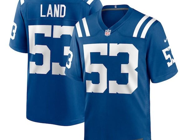 Isaiah Land Indianapolis Colts Nike Team Game Jersey - Royal
