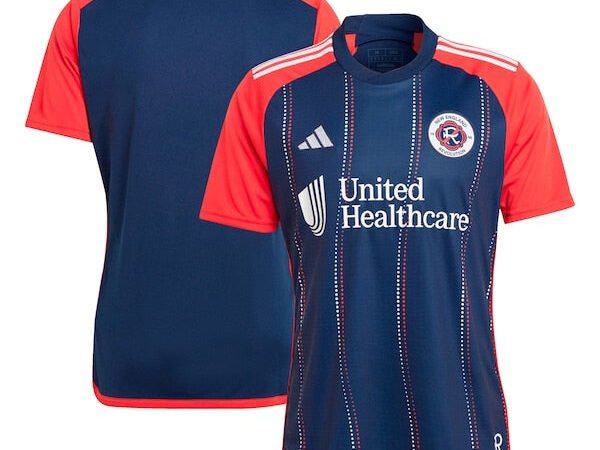New England Revolution adidas 2024 Boston Tea Party Replica Jersey – Navy