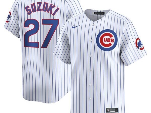 Seiya Suzuki Chicago Cubs Nike Home Limited Player Jersey - White