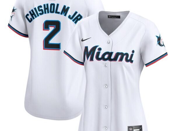 Jazz Chisholm Jr. Miami Marlins Nike Women's Home Limited Player Jersey - White