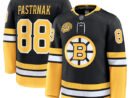 David Pastrnak Boston Bruins  Alternate 100th Anniversary Premium Jersey - Black