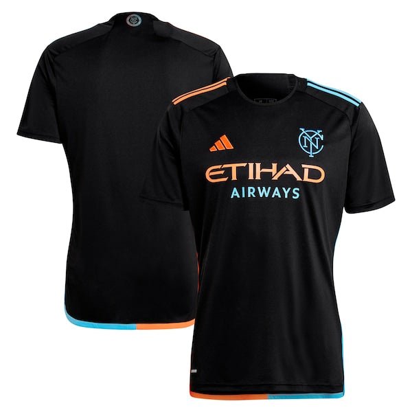 New York City FC adidas 2024 24/7 Kit Replica Jersey – Black