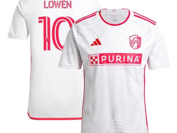 Eduard Löwen St. Louis City SC adidas 2024 The Confluence Kit Replica Player Jersey - White