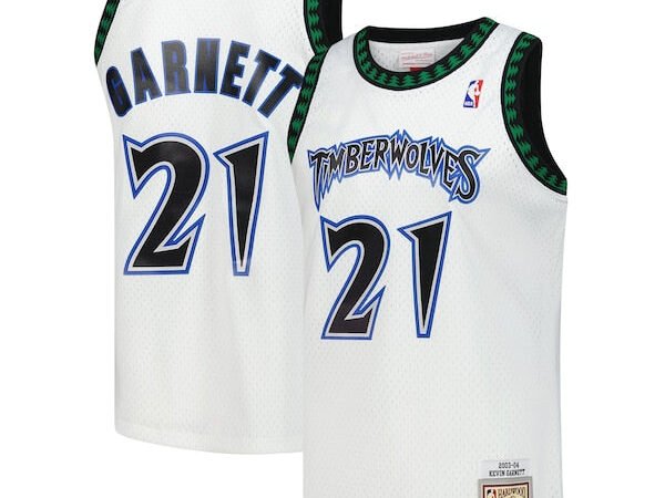 Kevin Garnett Minnesota Timberwolves  Hardwood Classics Swingman Jersey - White