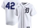 Detroit Tigers Nike 2024 Jackie Robinson Day Home Limited Jersey – White