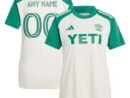 Austin FC adidas Women's 2024 The Armadillo Kit Replica Custom Jersey – Tan