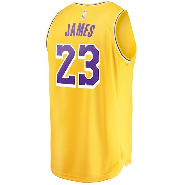 LeBron James Los Angeles Lakers Youth Fast Break Player Jersey - Icon Edition - Gold
