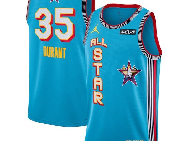 Kevin Durant Jordan Brand Unisex 2025 NBA All-Star Game Swingman Player Jersey - Light Blue