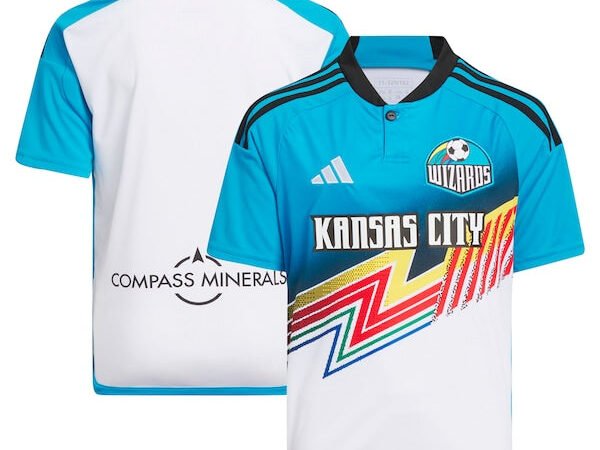 Sporting Kansas City adidas Youth 2024 Archive Replica Jersey - White