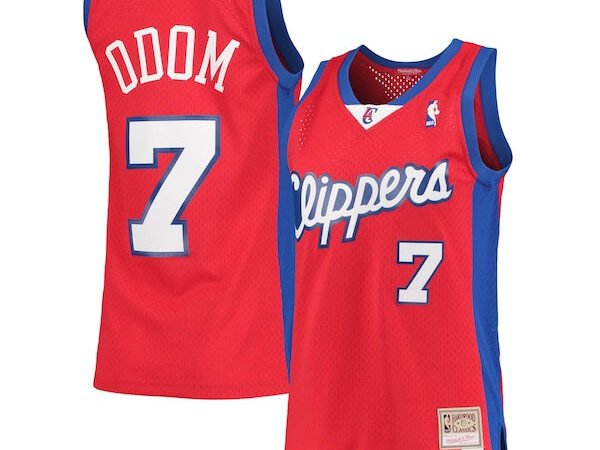 Lamar Odom LA Clippers Women's 2000/01 Hardwood Classics Swingman Jersey - Red