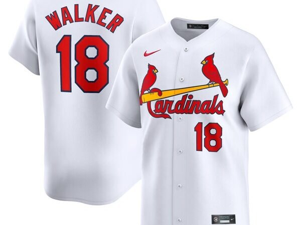 Jordan Walker St. Louis Cardinals Nike Home Limited Player Jersey - White
