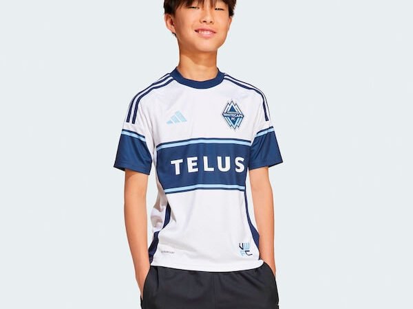Vancouver Whitecaps FC adidas Youth 2025 The Peak Replica Jersey - White