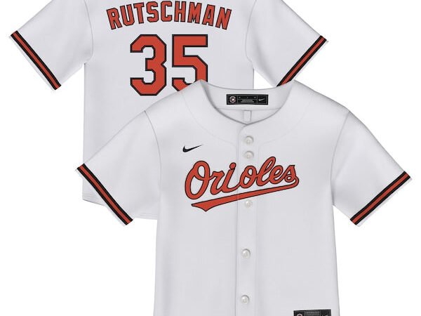 Adley Rutschman Baltimore Orioles Nike Toddler Replica 2.0 Player Jersey - White