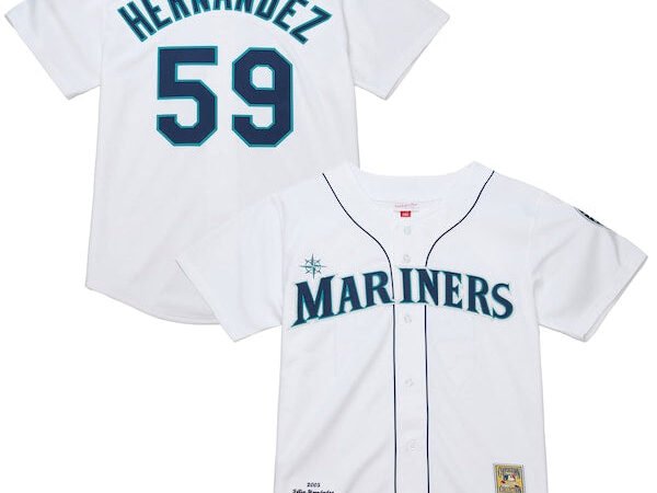 Felix Hernandez Seattle Mariners  Cooperstown Collection Authentic Jersey – White