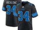 Alex Anzalone Detroit Lions Nike 2nd Alternate Game Jersey - Black/Blue