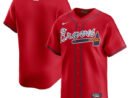 Atlanta Braves Nike Alternate Limited Jersey - Red
