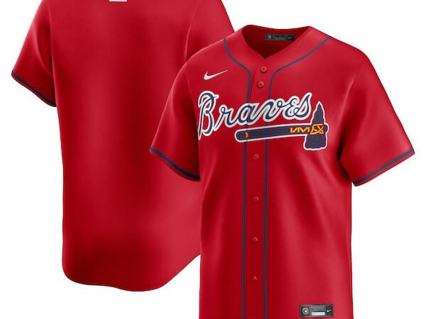 Atlanta Braves Nike Alternate Limited Jersey - Red
