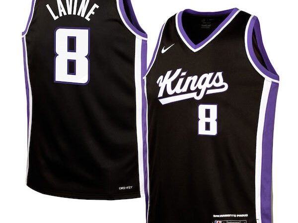 Zach LaVine Sacramento Kings Nike Youth Swingman Jersey - Icon Edition - Black