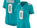 Braxton Berrios Miami Dolphins Nike Women's Game Jersey - Aqua