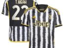 Timothy Weah Juventus adidas Youth 2023/24 Home Replica Player Jersey - Black