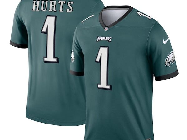 Jalen Hurts Philadelphia Eagles Nike Legend Jersey - Midnight Green