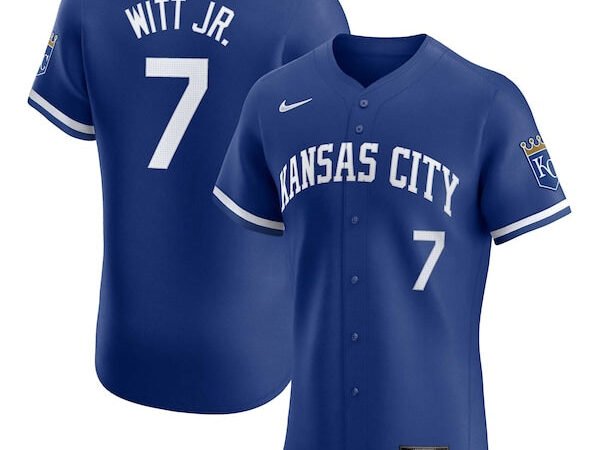Bobby Witt Jr. Kansas City Royals Nike Alternate Elite Player Jersey - Royal