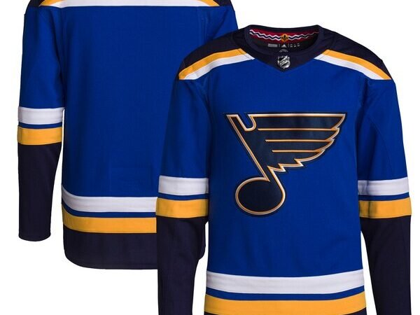 St. Louis Blues adidas Home Authentic Jersey - Royal