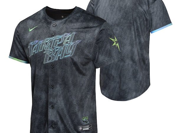 Tampa Bay Rays Nike Youth 2024 City Connect Limited Jersey - Black