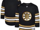 Boston Bruins Youth 100th Anniversary Premier Jersey - Black