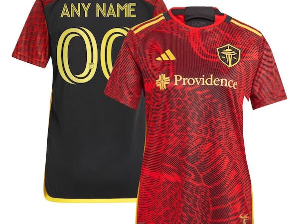 Seattle Sounders FC adidas Women's 2024 The Bruce Lee Kit Replica Custom Jersey – Red