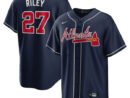 Austin Riley Atlanta Braves Nike Alternate Replica Jersey - Navy/White/Red