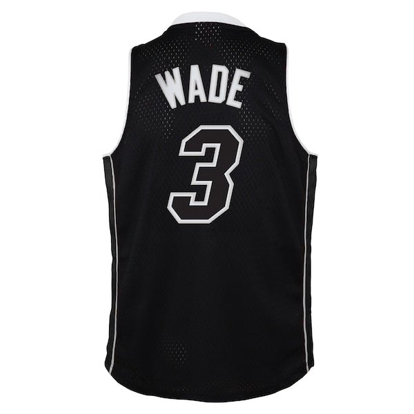 Dwyane Wade Miami Heat Youth 2011/12 Hardwood Classics Swingman Alternate Jersey - Black