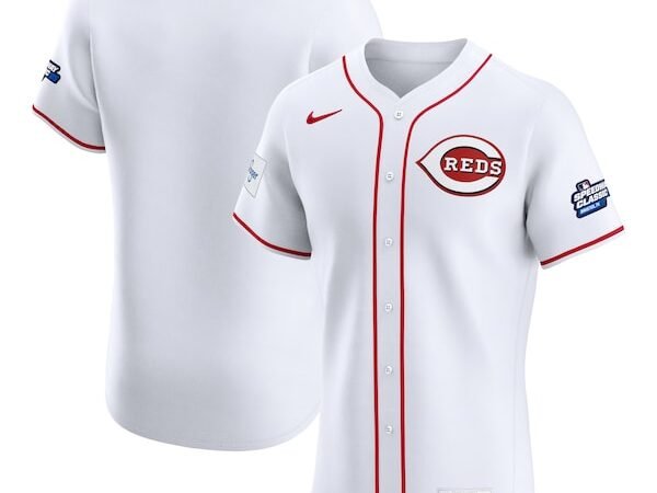 Cincinnati Reds Nike 2025 MLB Speedway Classic Home Elite Jersey - White