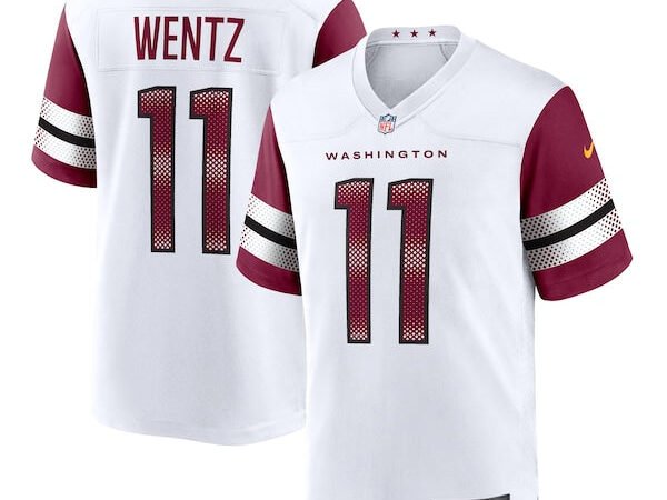 Carson Wentz Washington Commanders Nike Game Jersey - White