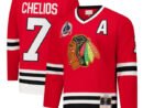 Chris Chelios Chicago Blackhawks 1991-92 Power Play Jersey - Red