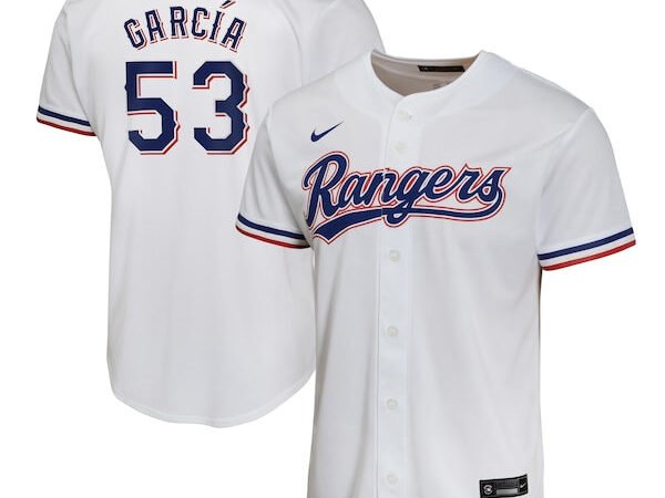 Adolis Garcia Texas Rangers Nike Youth Home Game Player Jersey - White
