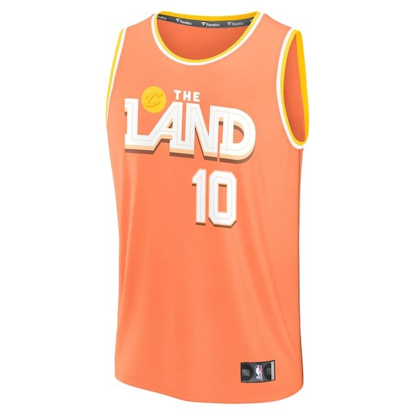 Darius Garland Cleveland Cavaliers Youth 2025/26 City Edition Fast Break Jersey - Orange