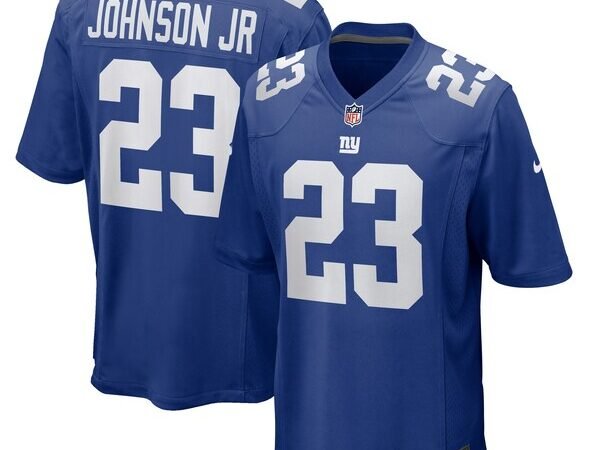 Anthony Johnson Jr. New York Giants Nike Team Game Jersey -  Royal