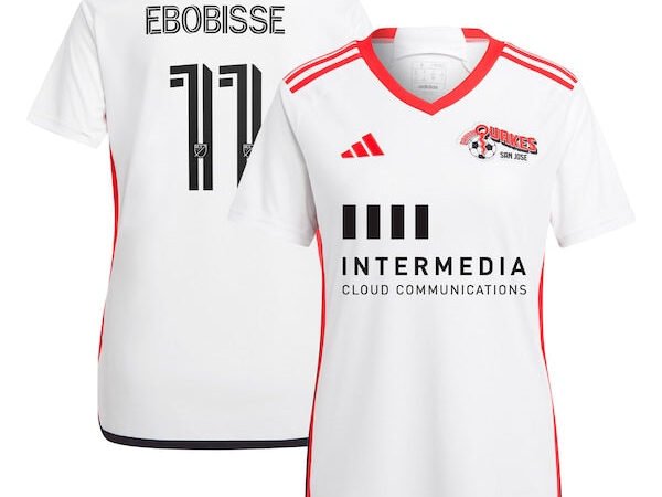 Jeremy Ebobisse San Jose Earthquakes adidas Women's 2024 The 50 Kit Replica Player Jersey - White