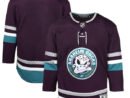 Anaheim Ducks Youth 30th Anniversary Premier Jersey – Purple