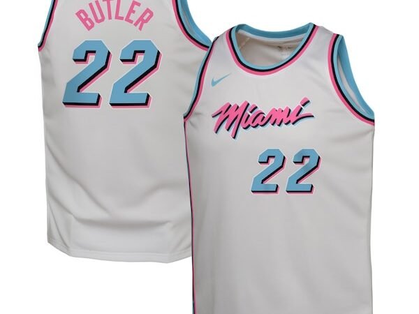 Jimmy Butler Miami Heat Nike Youth 2024/25 Swingman Player Jersey - City Edition - White