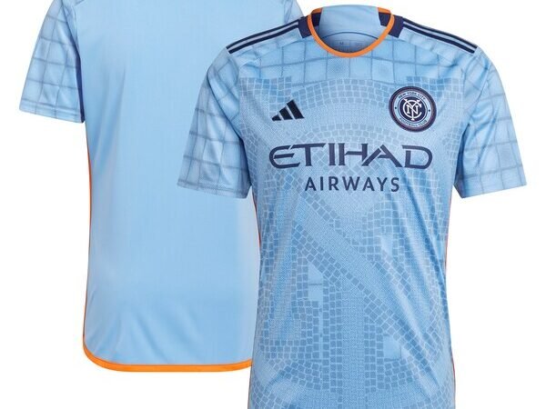 New York City FC adidas 2024 The Interboro Kit Replica Jersey - Light Blue