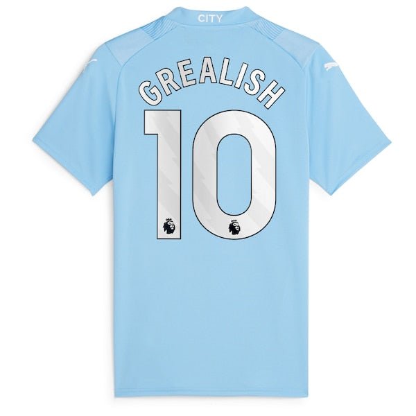 Jack Grealish Manchester City Puma Women's 2023/24 Home Replica Player Jersey - Sky Blue