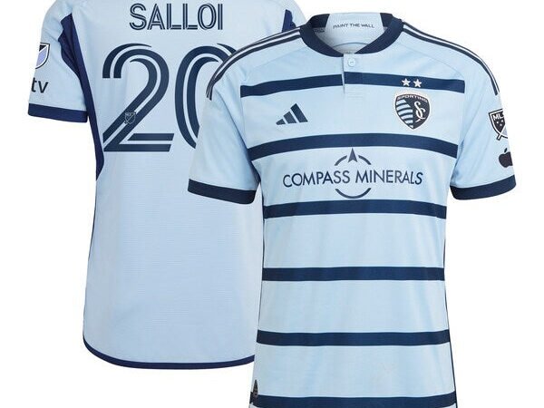 Daniel Salloi Sporting Kansas City adidas 2024 Hoops 4.0 Authentic Player Jersey - Light Blue