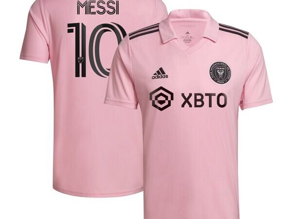 Lionel Messi Inter Miami CF adidas 2024 The Heart Beat Kit Replica Jersey - Pink/Black