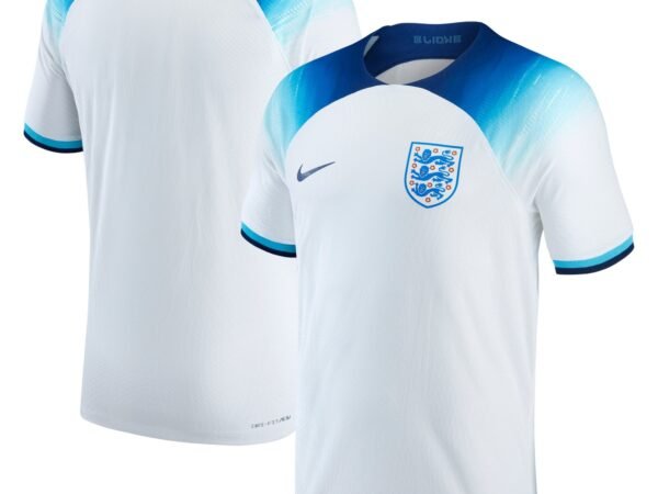 England National Team Nike 2022/23 Home Authentic Blank Jersey - White