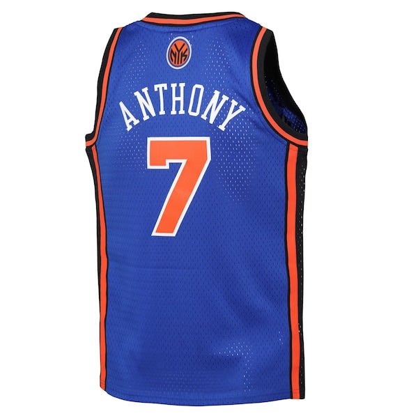 Carmelo Anthony New York Knicks Youth 2010/11 Hardwood Classics Swingman Jersey - Blue