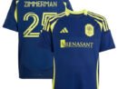 Walker Zimmerman Nashville SC adidas Youth 2025 The Heart of Nashville Kit Replica Player Jersey - Navy