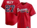 Austin Riley Atlanta Braves Nike Alternate Limited Player Jersey - Red/White